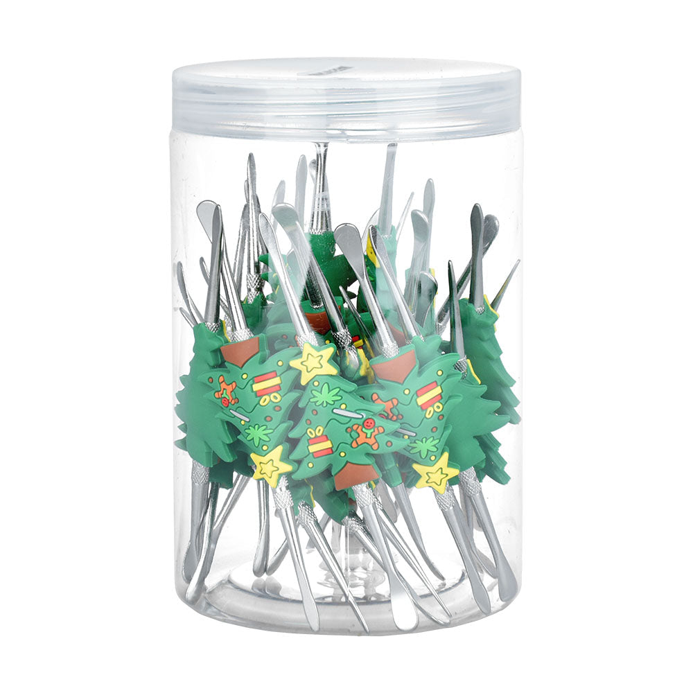 Christmas Tree Stainless Steel Dab Tool – 4.75″ 30pcs