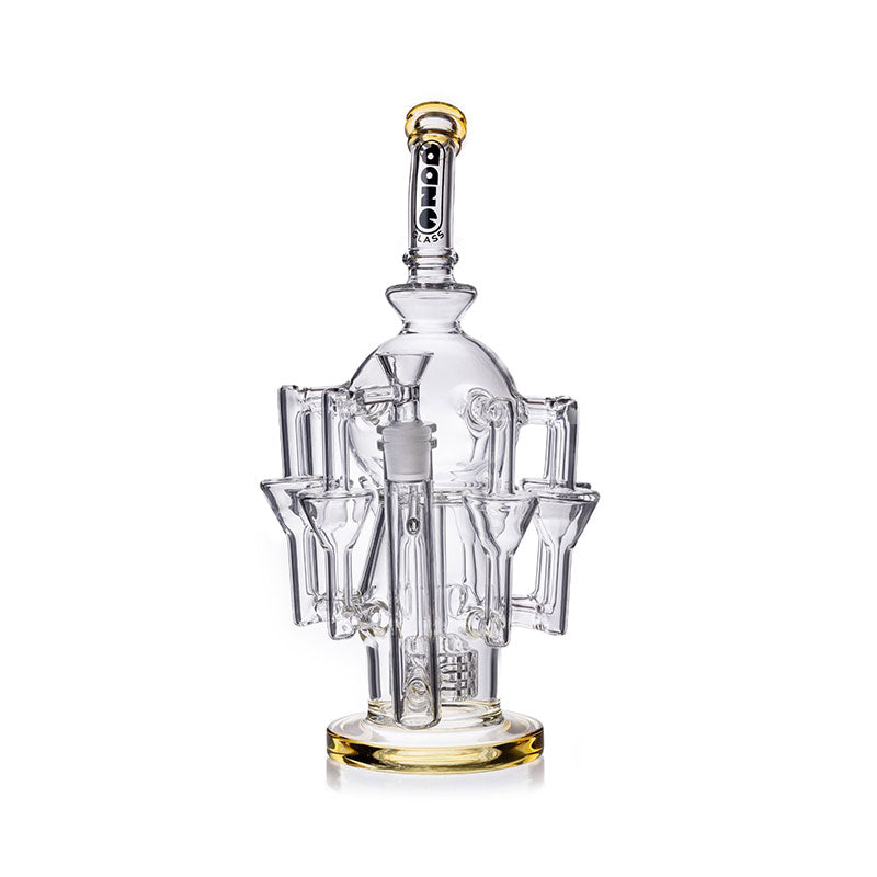 Daze Glass – 13″ Octopus Recycler Style Matrix Perc Glass Water Pipe