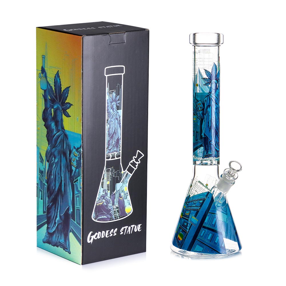 Goddess Beaker Water Pipe – 16 Inch 5mm Glass
