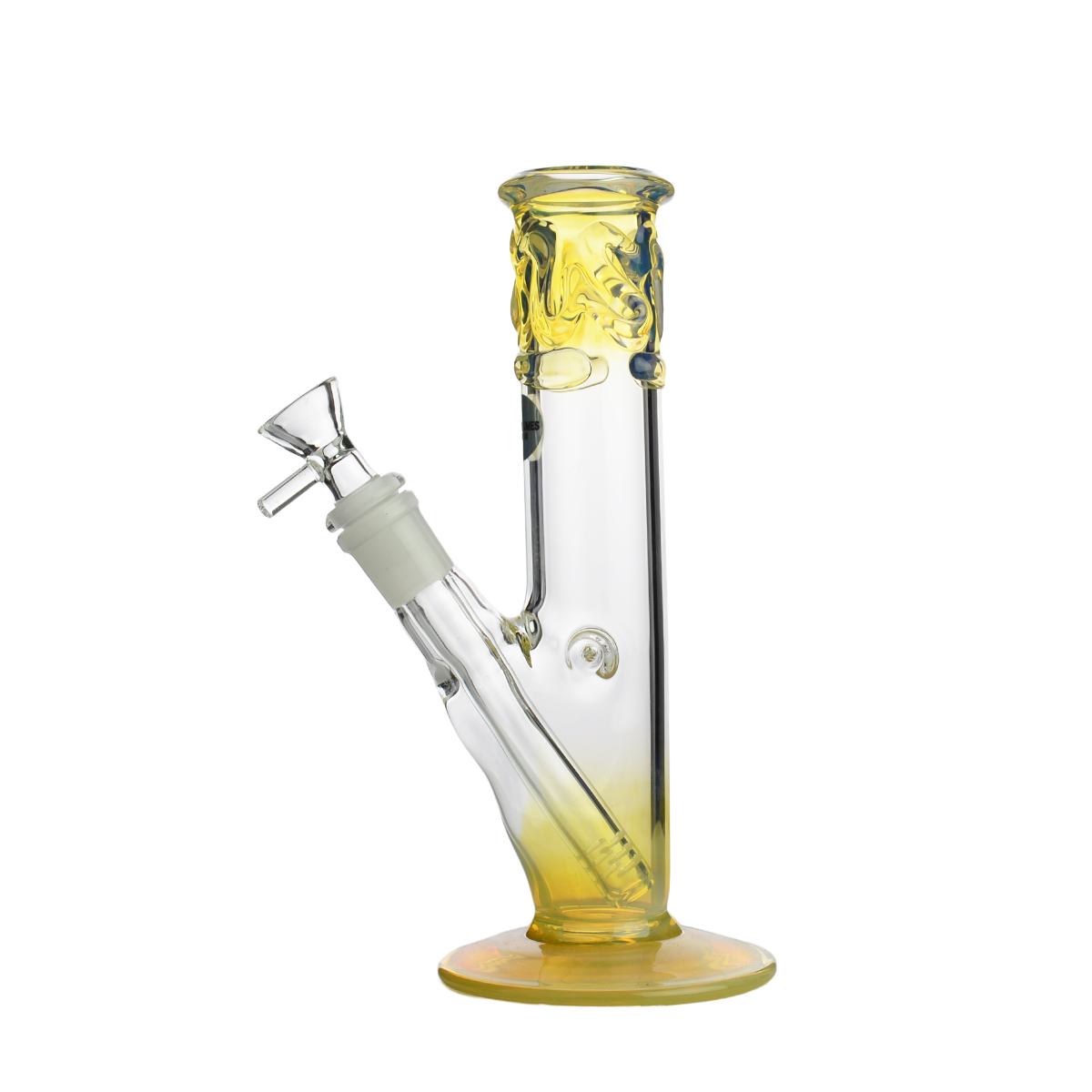 8-Inch Fumed Glass Straight Shooter Water Pipe - Image 3