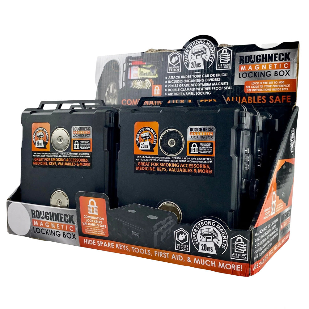 Roughneck Magnetic Locking Box – 6″x5.5″ 6pcs