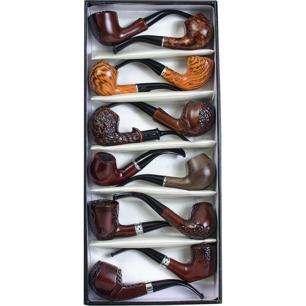 Fujima Faux Wood Pipes – 6″ / Assorted – 12PC BOX