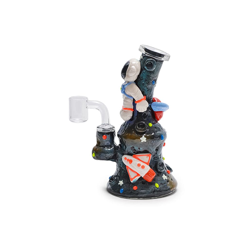 Interstellar Explorer Clay Spaceman Rig 6″ with 14mm Banger