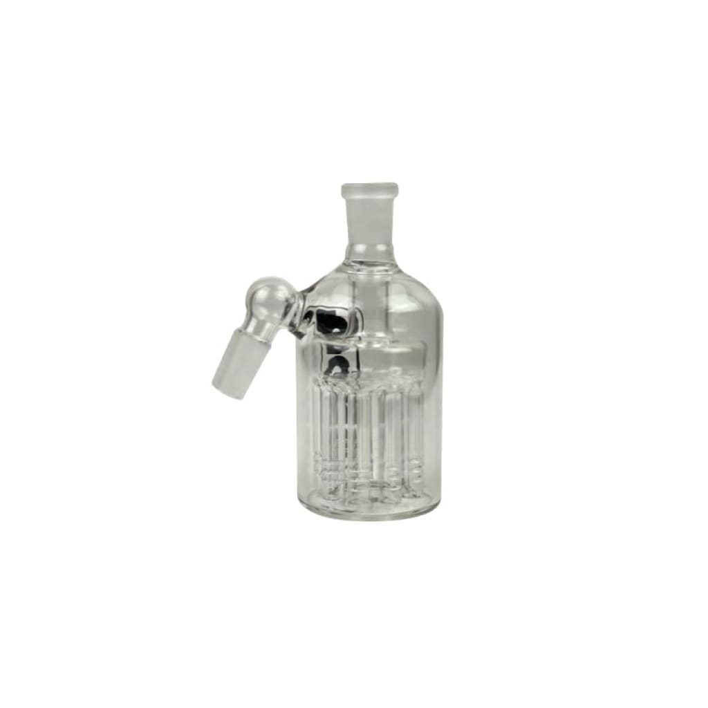 14mm Daze Glass Ash Catcher With Tree Perc, 45 Degree Joint - Perc - Image 2