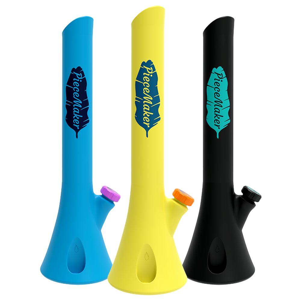 Piecemaker Kirby Silicone Water Pipe – 14.5″