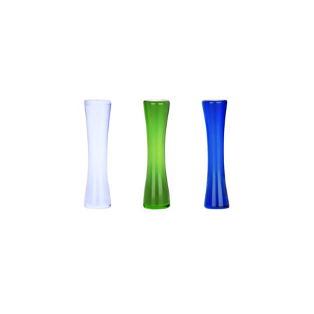 Bear Quartz Hourglass Pillar Set - 3pc / Assorted Colors
