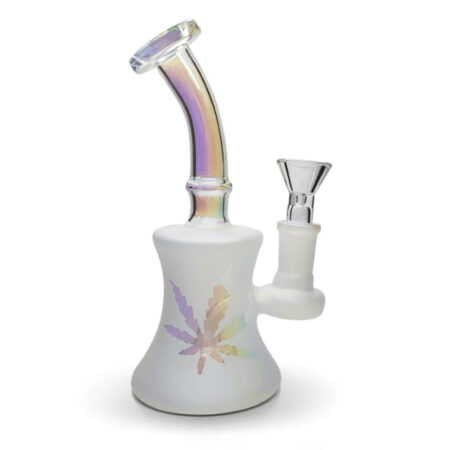 Waxmaid Shower Head Mini Glass Dab Rig with Honeycomb Perc