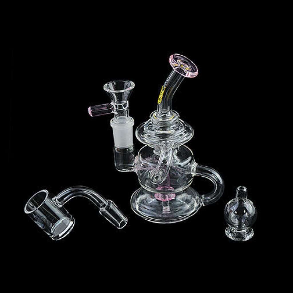 Mini Rig Water Pipe Kit by Hybird with Dry Herb Bowl