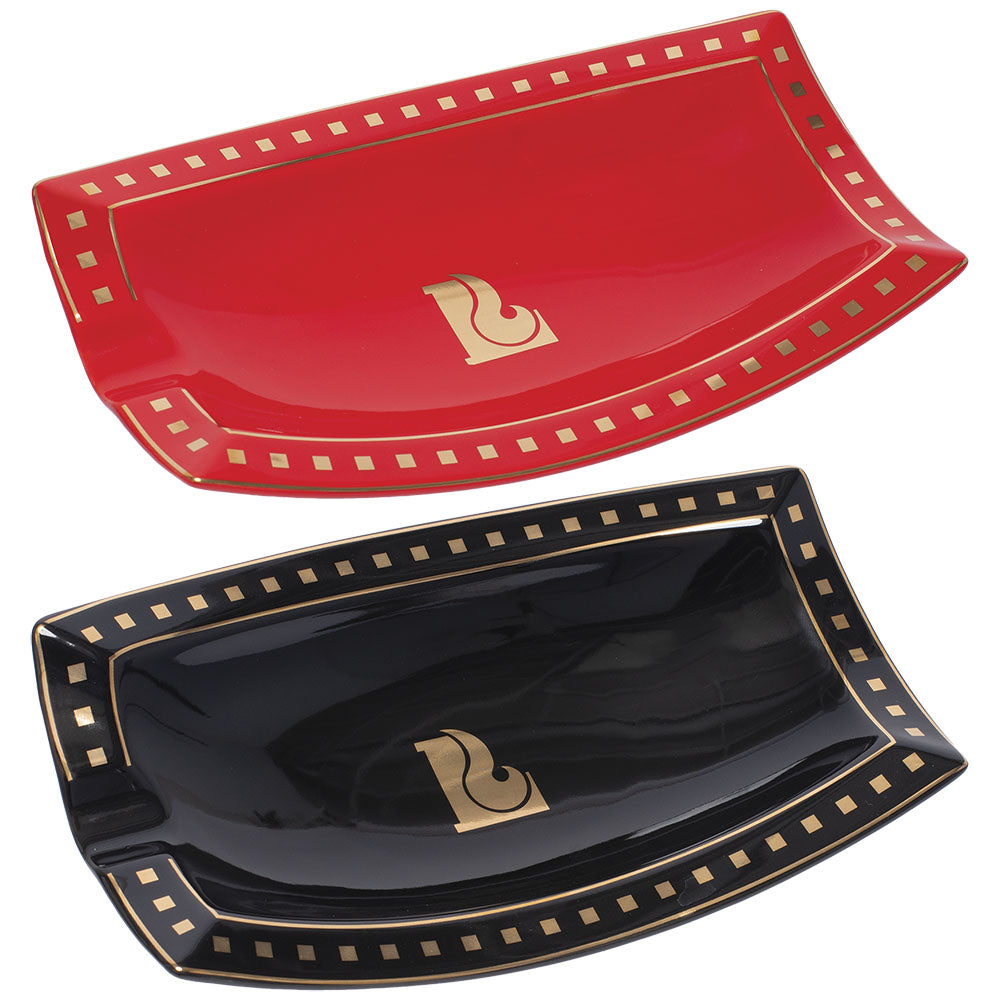 Lucienne Curved Rectangle Ceramic Cigar Ashtray | 8.75″ x 5″