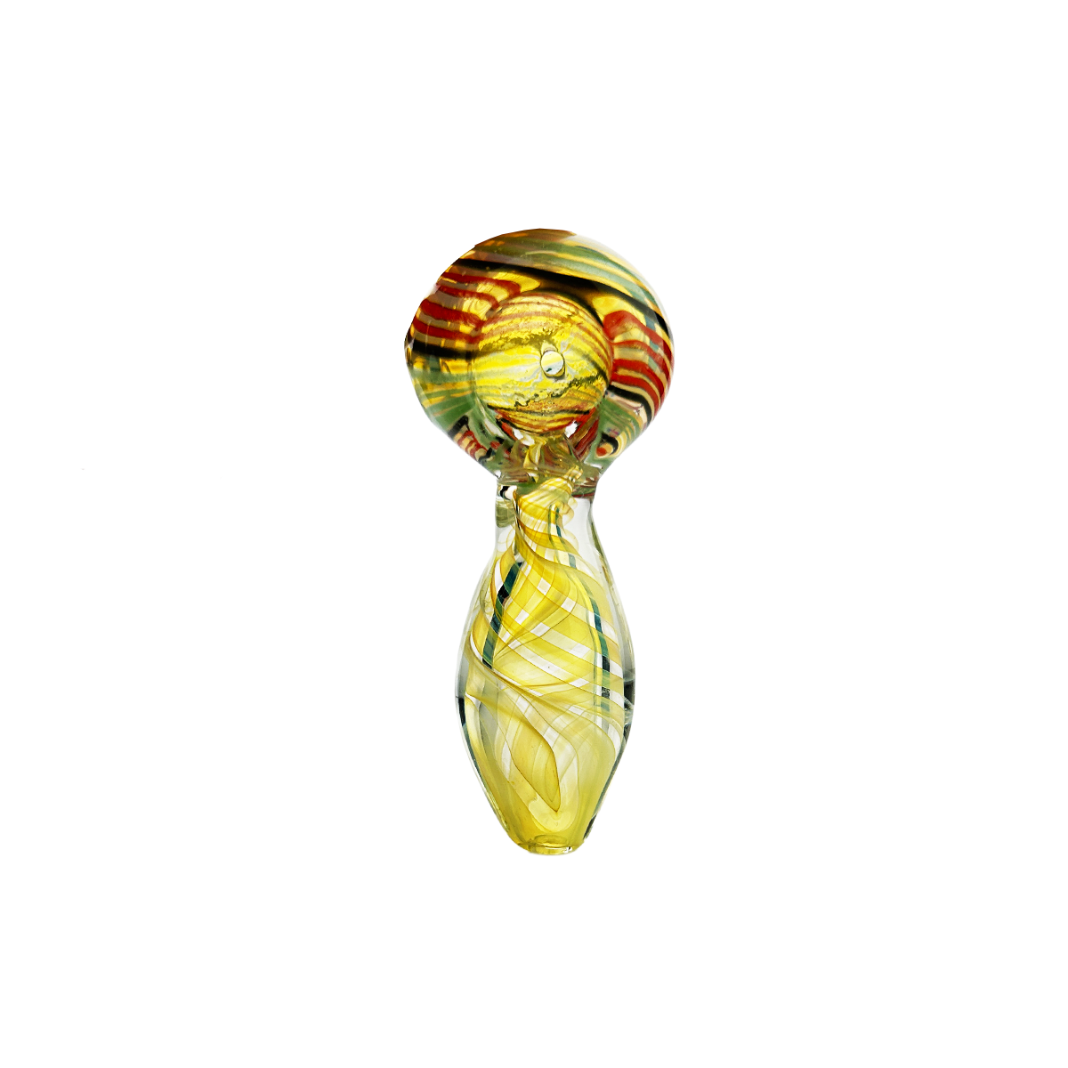 Artisan 3-Inch Fumed Glass Spoon Pipe - Image 9