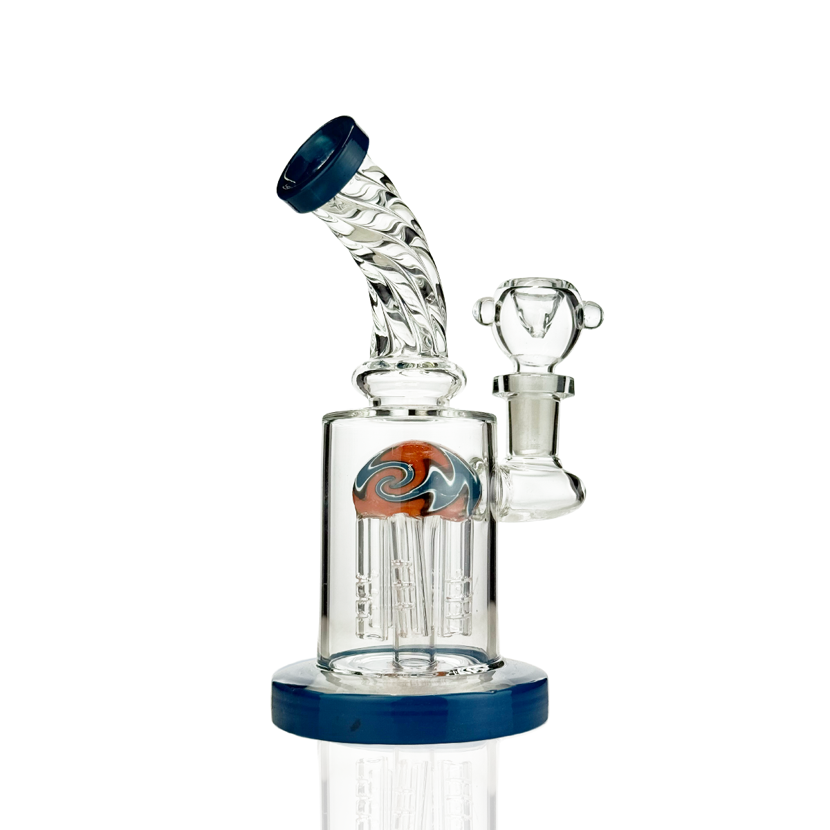 7-inch Tree Perc Water Pipe with Reversal Dome - Image 4