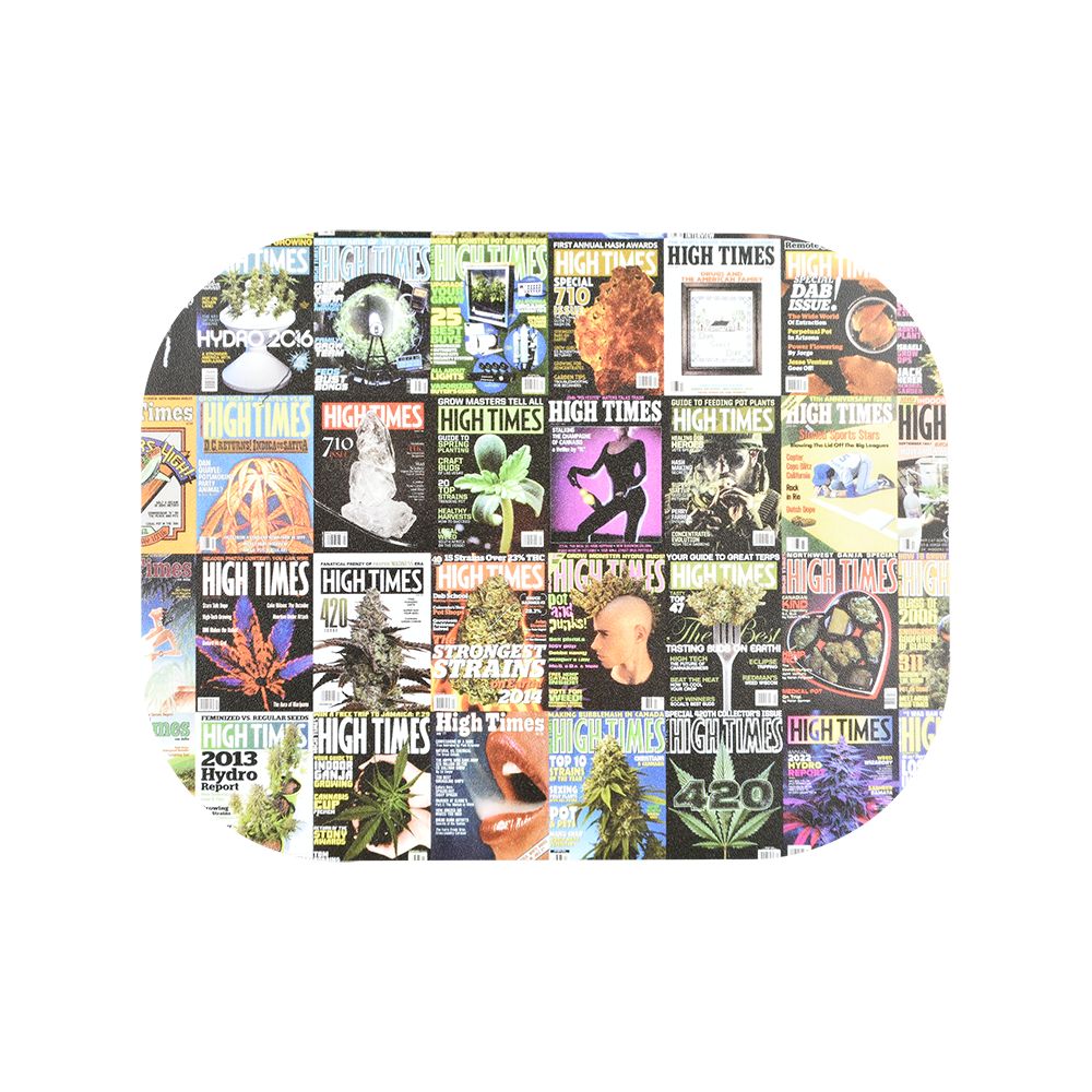 High Times x Pulsar Mini Magnetic Rolling Tray Lid – Covers Collage / 7″x5.5″