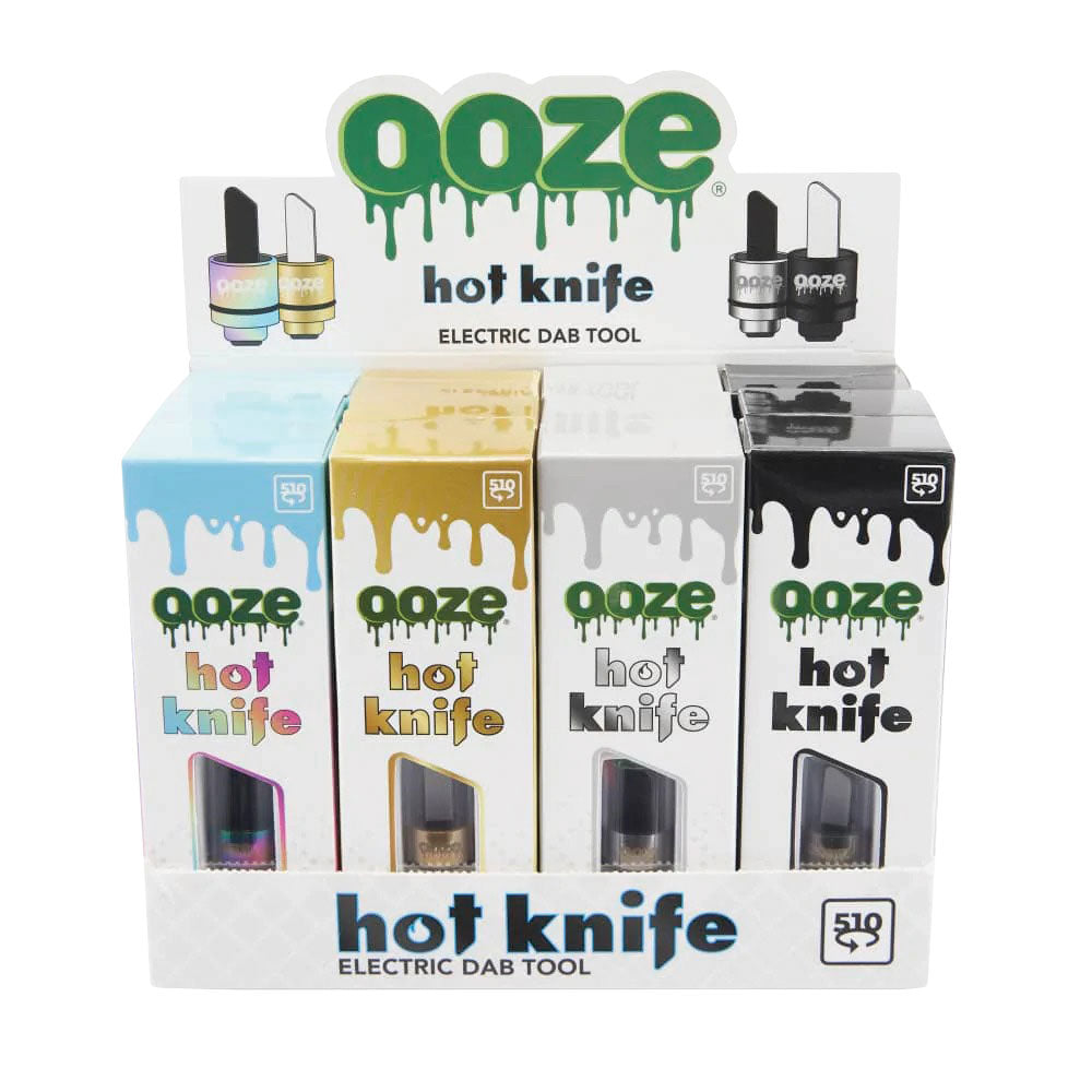 Ooze Hot Knife 510 Electric Dab Tool-Asst Colors – 12PC DISP