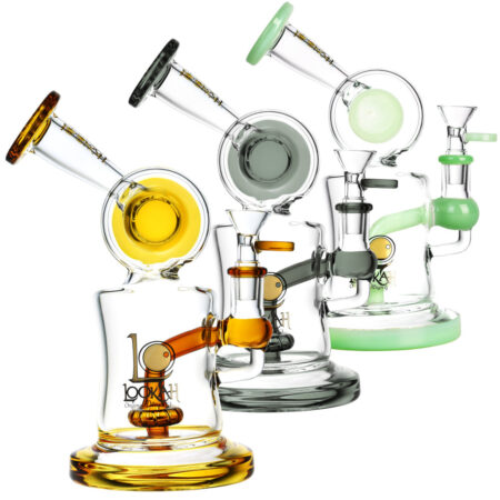 Lookah Glass DJ Water Pipe - 8.5"/14mm F/Colors Vary