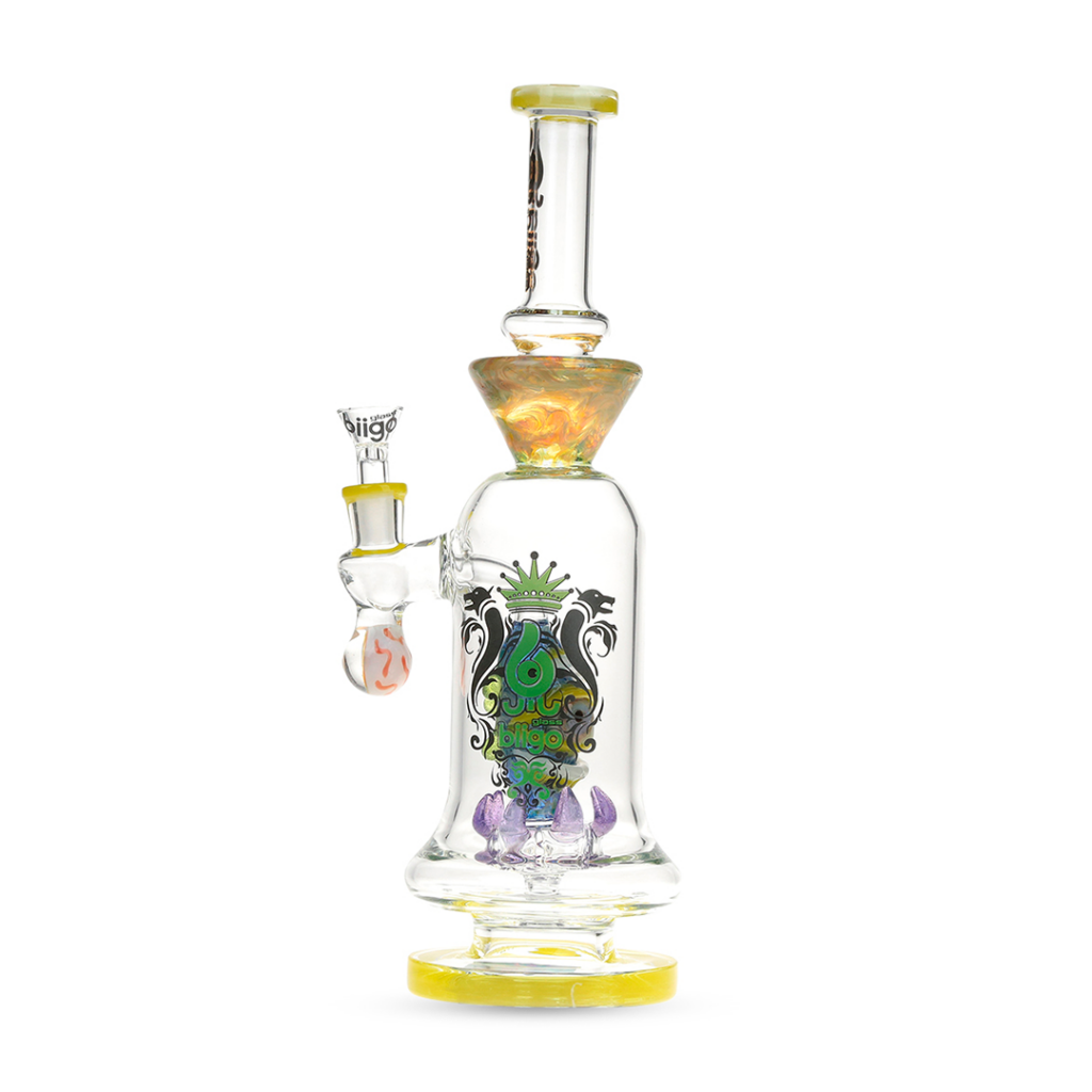 Lookah Glass 13.5″ Mouth Eye Angled Water Pipe