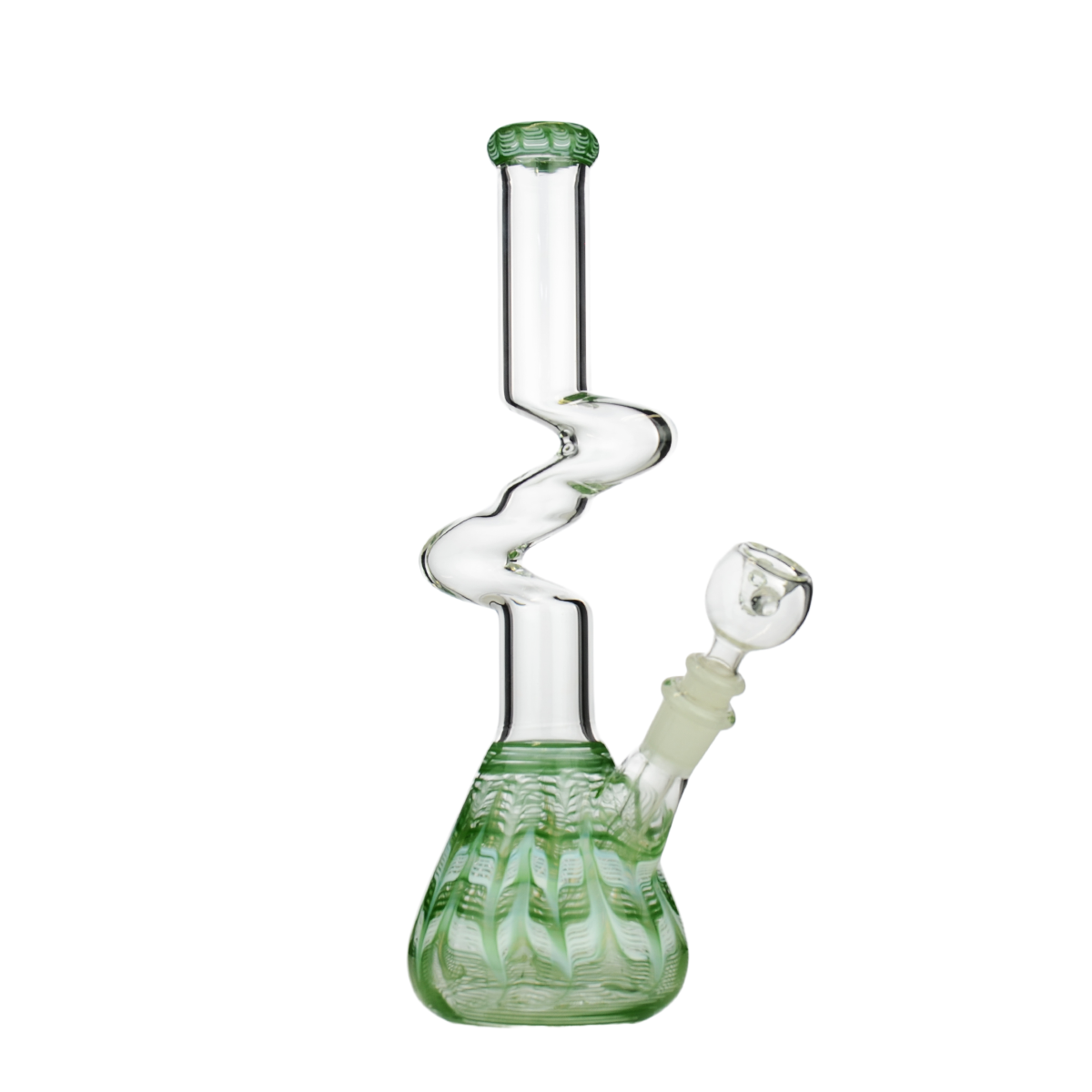 Artistic 12-Inch Zong Water Pipe with 14mm Bowl - Image 6