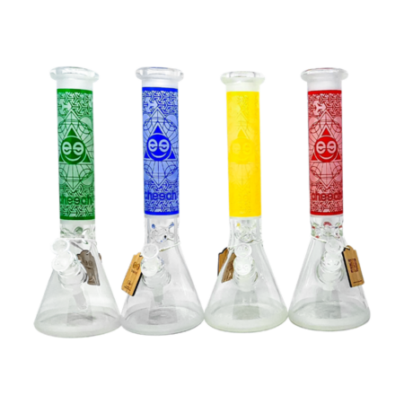 Cheech Glass 13" Blasted Cheech Pattern Beaker