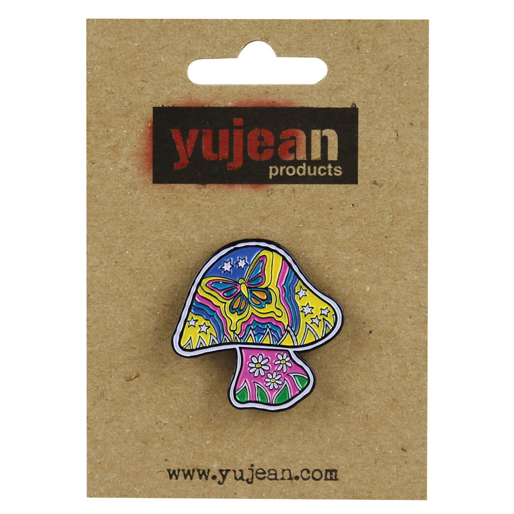 Dan Morris Mushroom Enamel Pin – 1.25″x1.25″