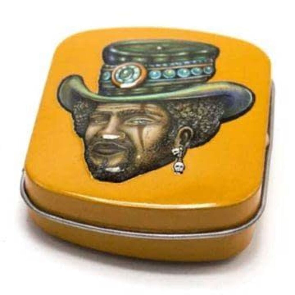 Lion Rolling Circus Mini Tin Box Set with Antique Style Designs