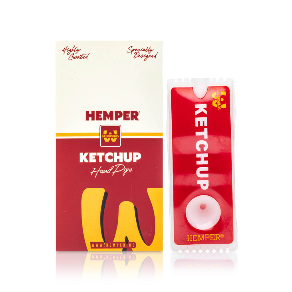 Weedonald’s Ketchup Packet Hand Pipe