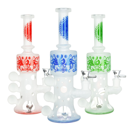 BIIGO Octopus w/ Orbs Water Pipe - 11.25" / 14mm F
