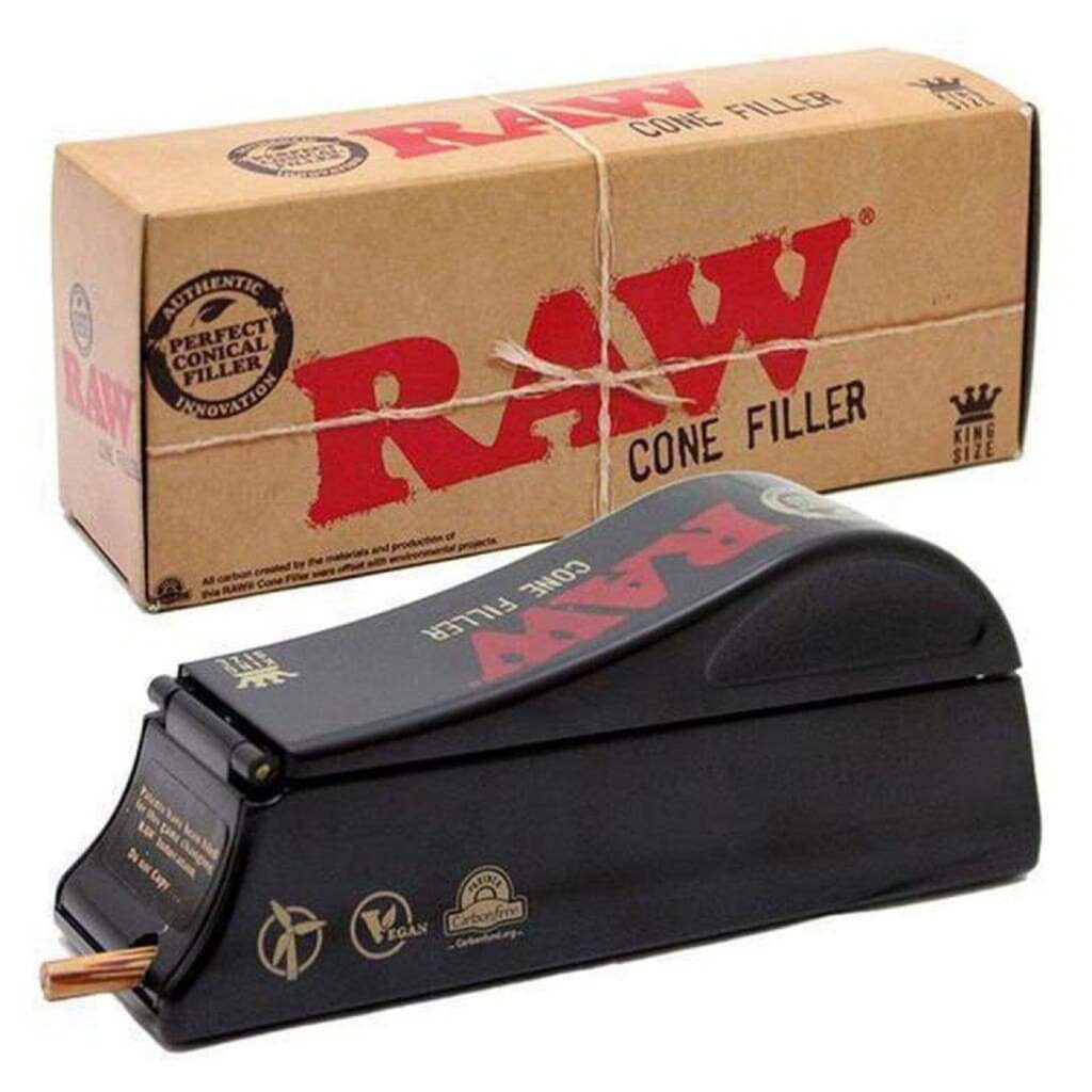 Raw King Size Cone Filler with Bamboo Packing Tool