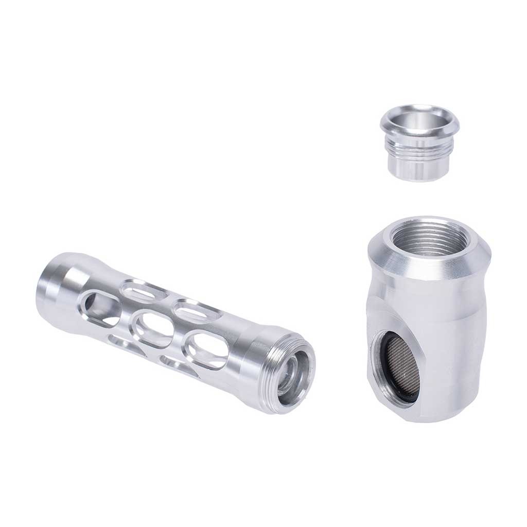 ALUMINUM GLASS PERFORATED HAND PIPE - Image 7