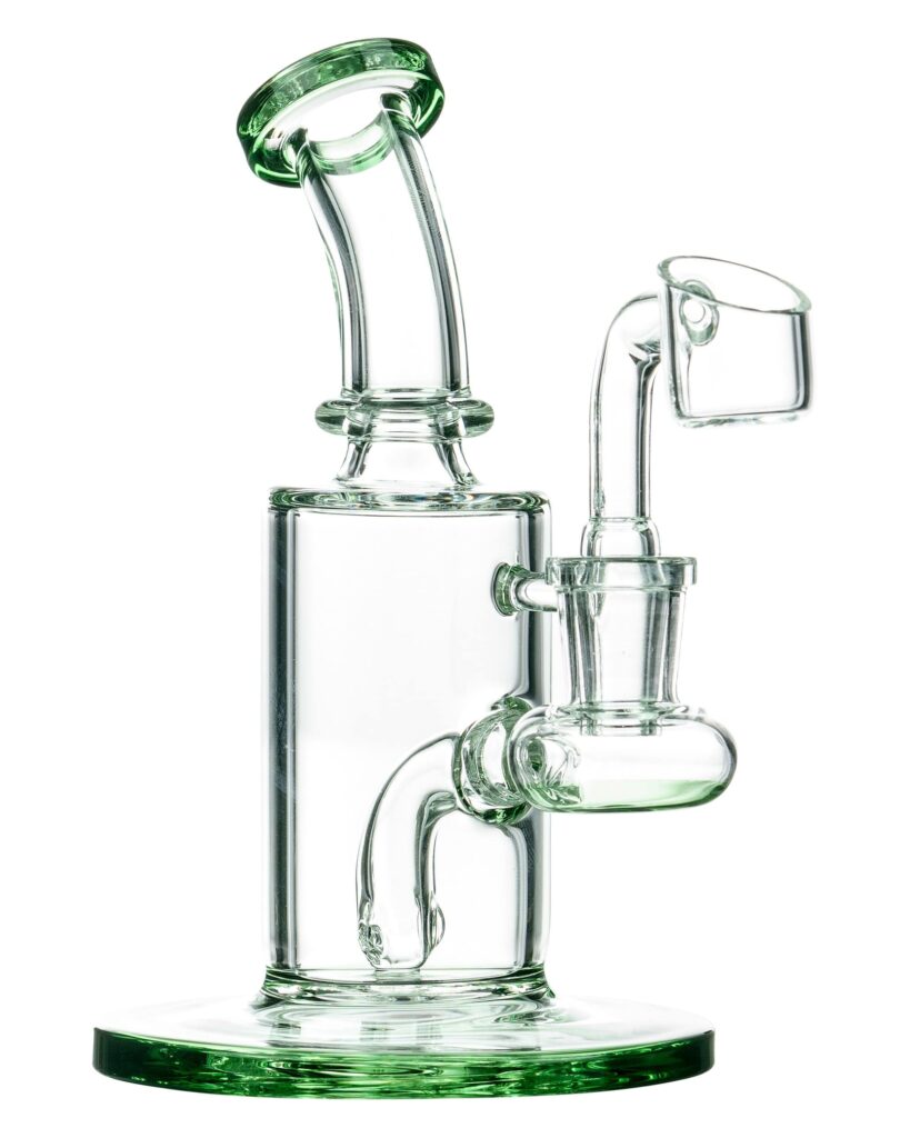 Glassic “Sidekick” Dab Rig with Color Base and Mouthpiece