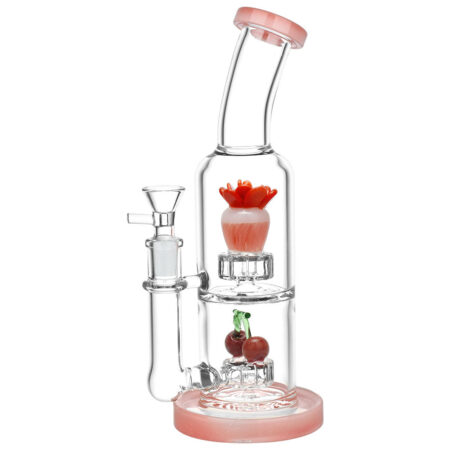 Love Is Fruitful Glass Water Pipe - 10" / 14mm F