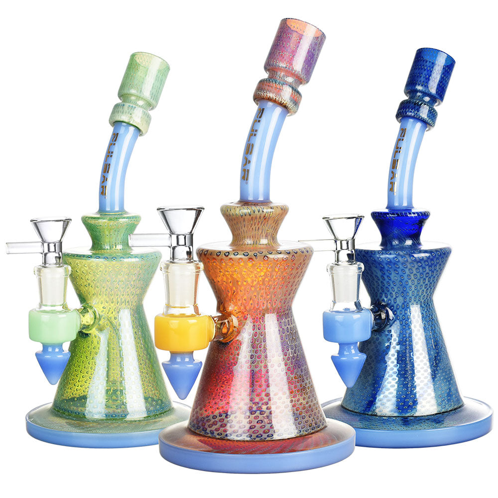 Pulsar Bubble Matrix Chugger Water Pipe – 9.5/14mm F/Clrs Vry