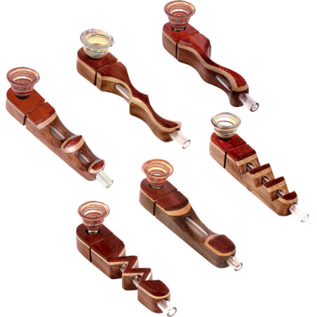 Laminated Wood & Glass Hybrid Pipe