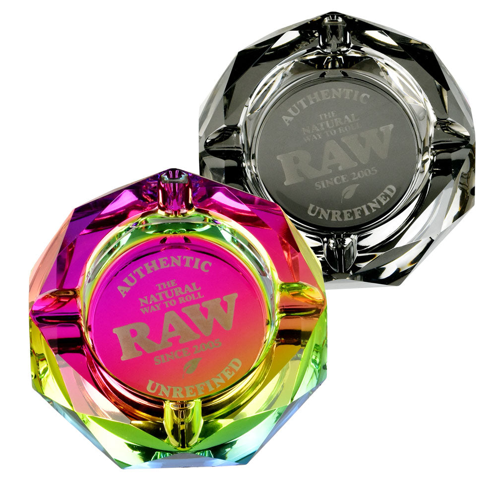 RAW Prism Glass Ashtray | 4.5″