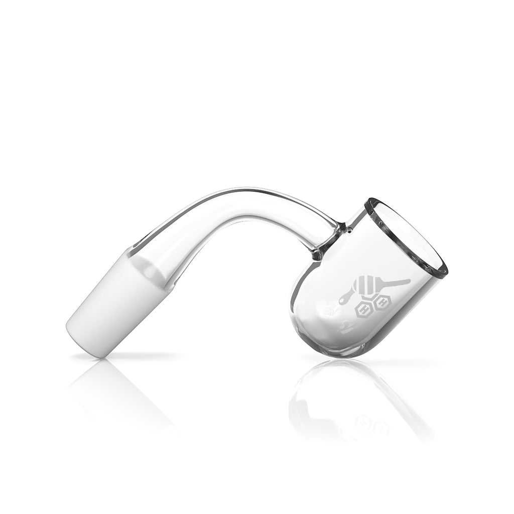 HONEY BEVEL BOWL QUARTZ BANGER – 90° DEGREE | YL