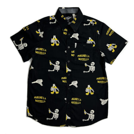 Pasame La Botella Woven Cotton Shirt
