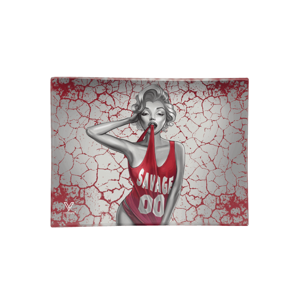Dank Diva Glass Rollin’ Tray