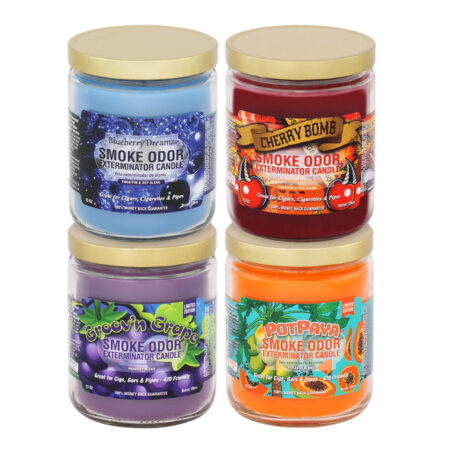 Smoke Odor Exterminator Candles - 13oz / Berry Mix - 12PC