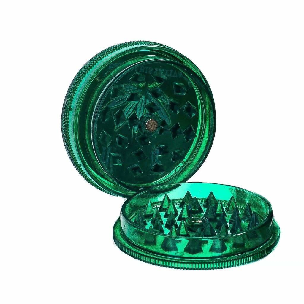 Acrylic Herb Grinder Leaf Print 2 Part Design - Image 3