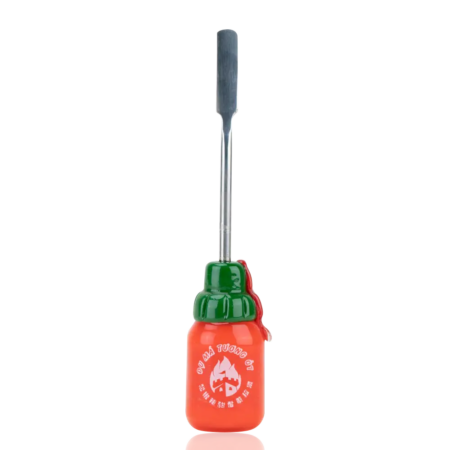 Empire Glassworks Sriracha Dab Tool in Borosilicate Glass