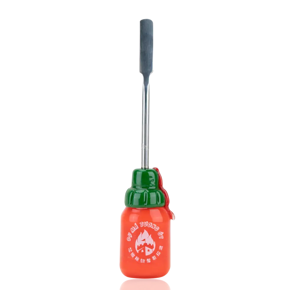 Empire Glassworks Sriracha Dab Tool in Borosilicate Glass