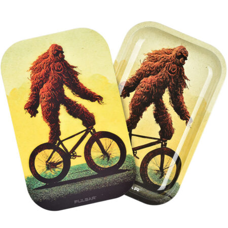 Pulsar Metal Rolling Tray w/ 3D Lid – 11″x7″/Bigfoot Stole My Bike
