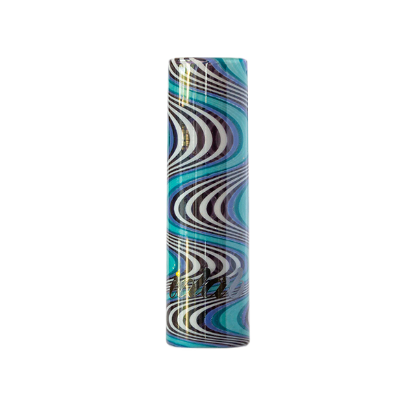 Stündenglass Glass Hookah Hose Tip (Blue + Black)