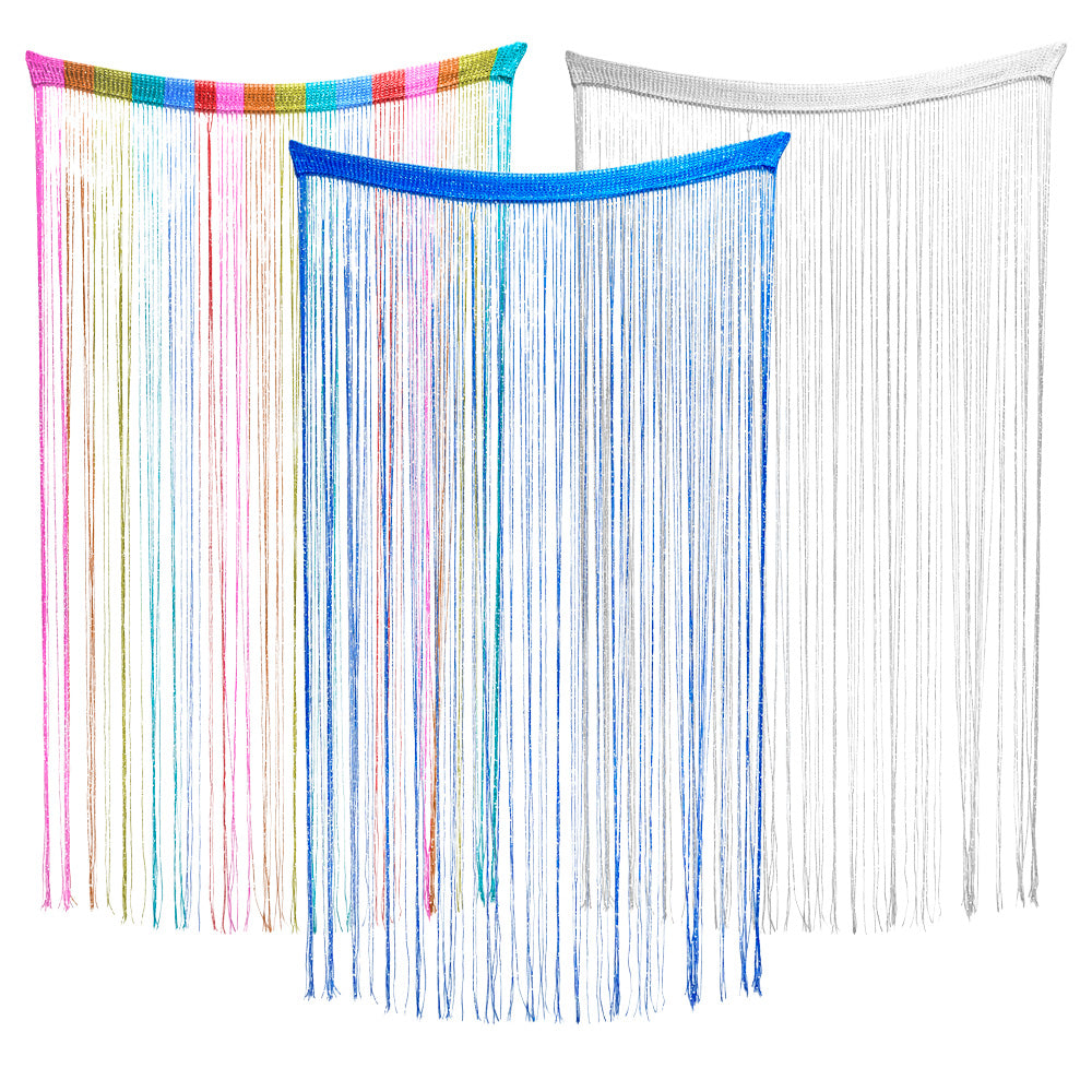 Mystical Glitter Window Curtain – 38″x80″/ Colors Vary