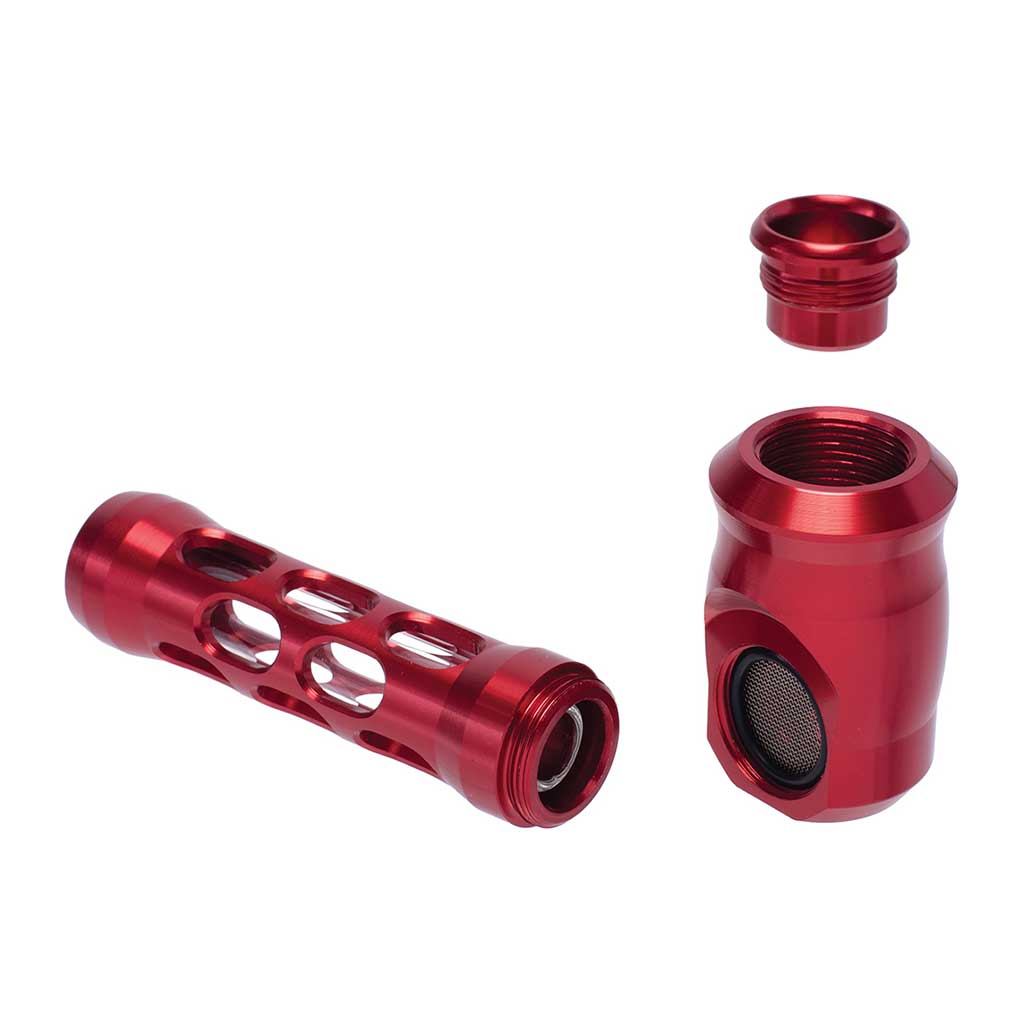 ALUMINUM GLASS PERFORATED HAND PIPE - Image 5