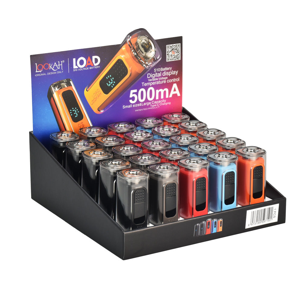 Lookah Load 510 VV Battery – 500mah / Asst Colors