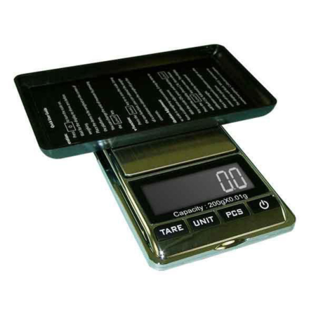 AWS Chrome Digital Pocket Scale
