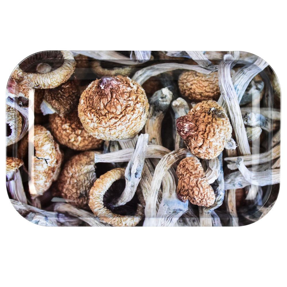 Pulsar Shroom Collage Metal Rolling Tray