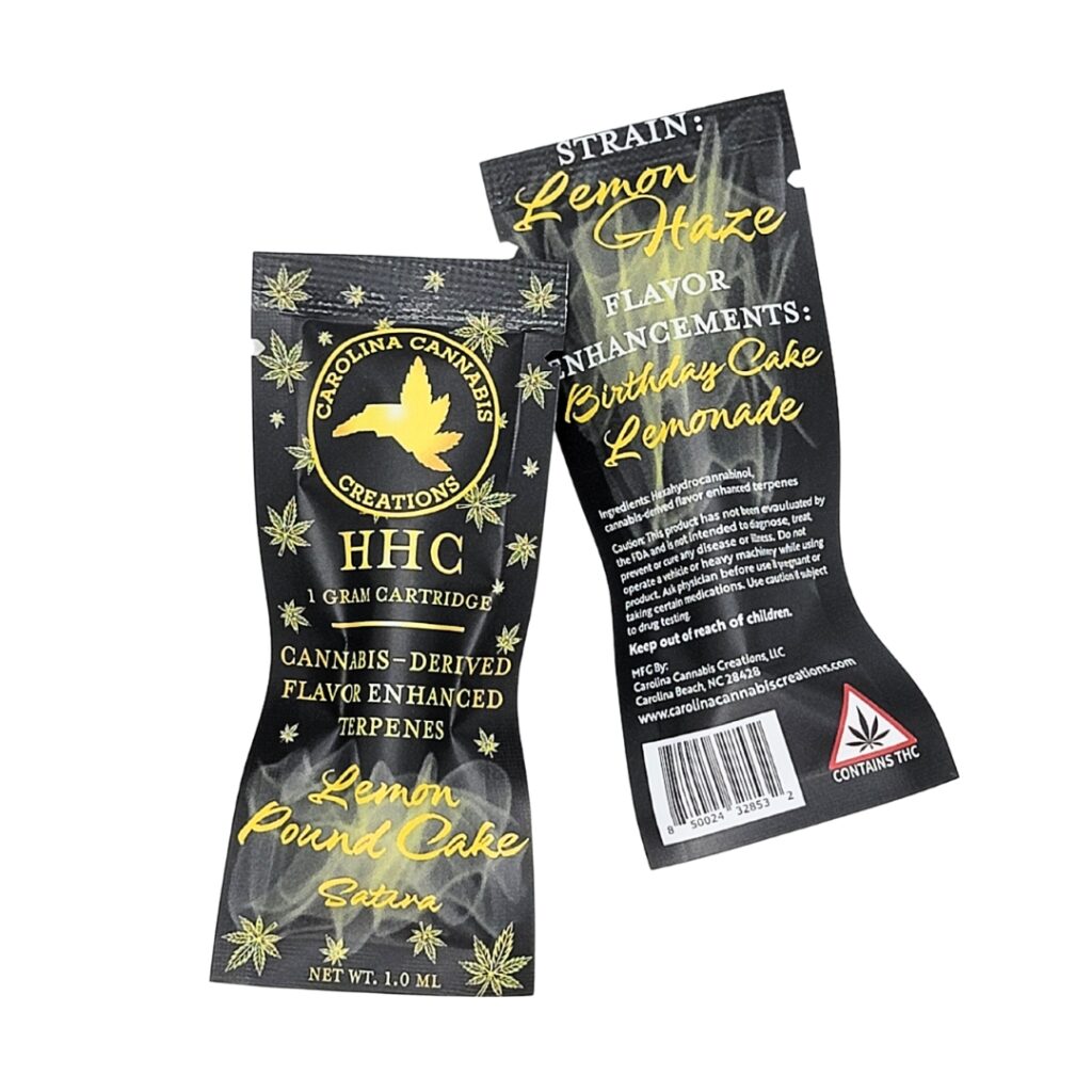 HHC Vape Cartridge 1g – Lemon Pound Cake (Sativa)
