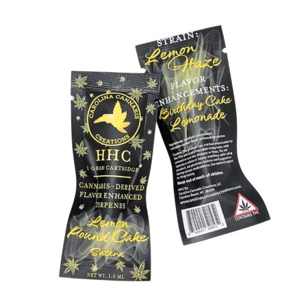 HHC Vape Cartridge 1g – Lemon Pound Cake (Sativa)