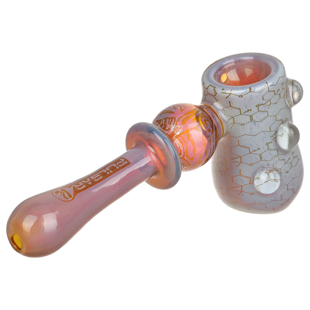 Pulsar Inside Print Glass Hammer Bubbler | THC Blueprint | 5.25″