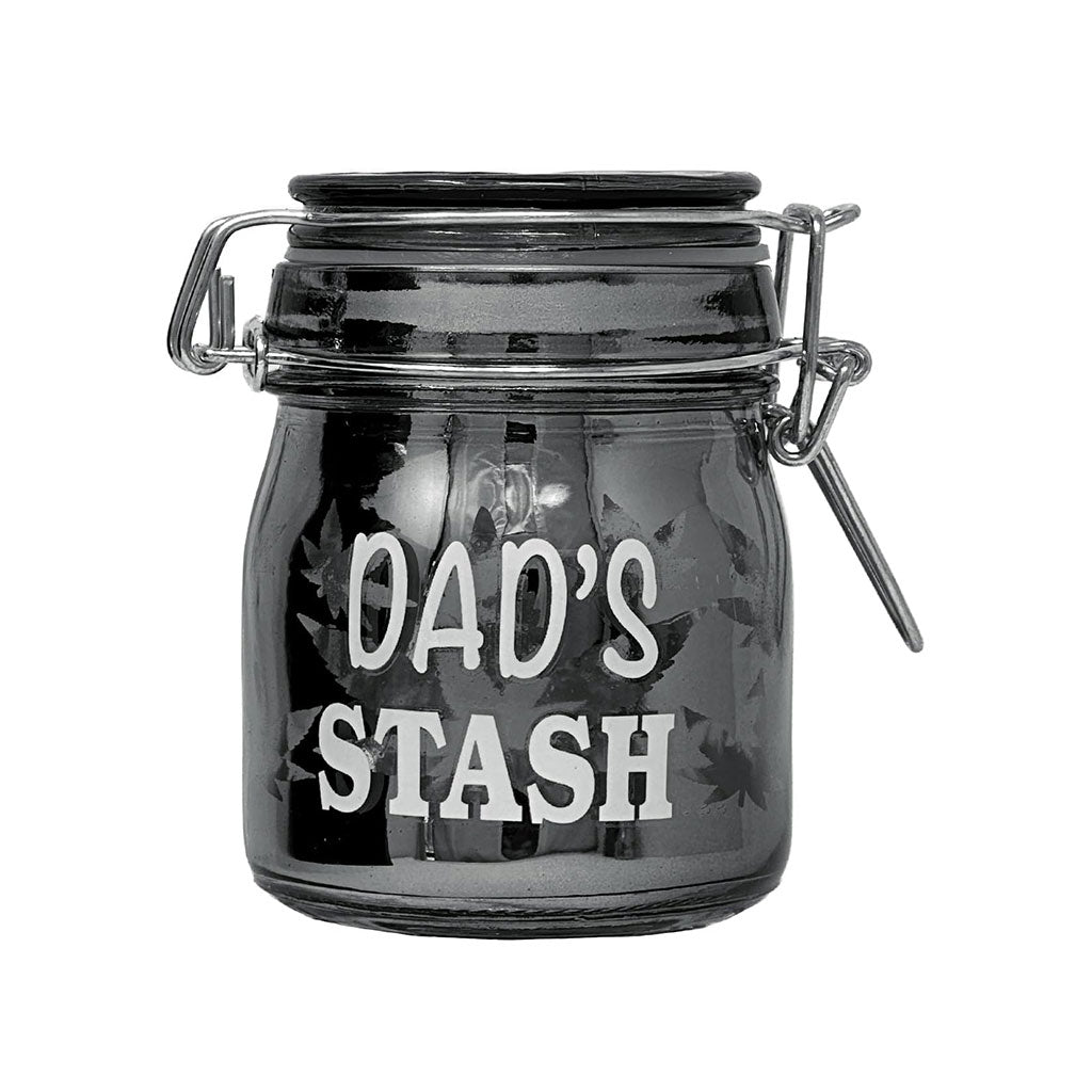 AIRTIGHT GLASS DAD'S STASH STORAGE JAR - Image 3